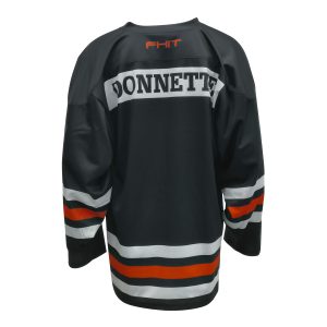  Customized Sublimation Black Ice Hockey Jersey Quick Dry OEM