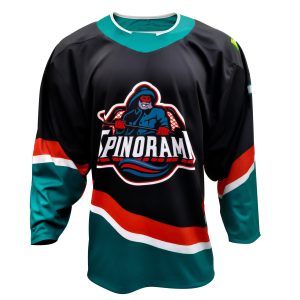       Factory Custom Black White Reversible Ice Hockey Jersey  Reversible Sublimated  Hockey Shirt