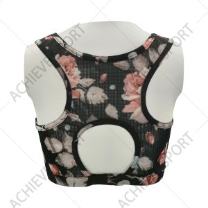Custom Sublimation Yoga Sports Bra | Floral Printed Women's Fitness Sports Bra Manufacturer